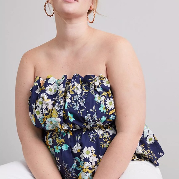 Anthropologie Ruffled Tube Top - Picture 4 of 6